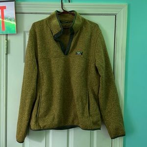 L.L. Bean quarter button sweater